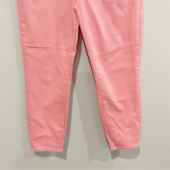 TALBOTS Jegging Crops Solid Pink Coastal Beachy Travel Barbiecore Size 6 - Picture 4 of 11